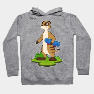 Meerkat Skater Skateboard Hoodie